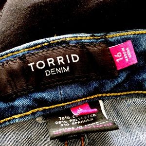 Torrid. Straight leg jeans